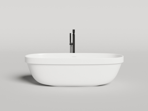 Ванна из искусственного камня Salini GRECA 104821MF 180х80 отдельностоящая овальная